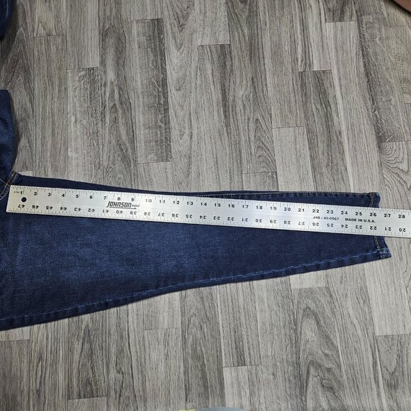 No Boundaries Jeans Womens 13 Dark Wash Skinny Stretch Denim Blue Mid Rise - Picture 9 of 11